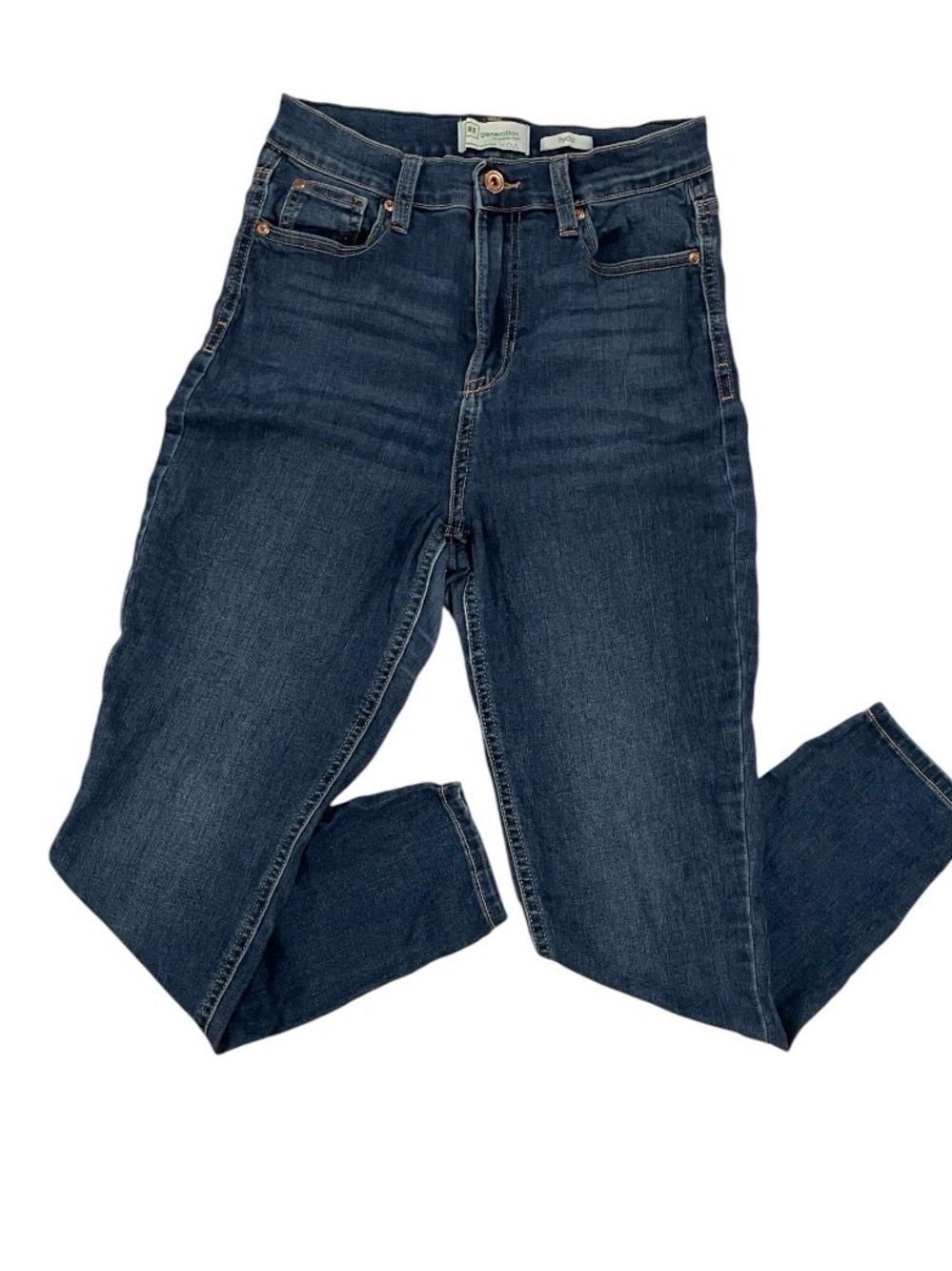 Re Generation by Celebrity Pink Hydro Medium Wash High-Rise Skinny Jeans